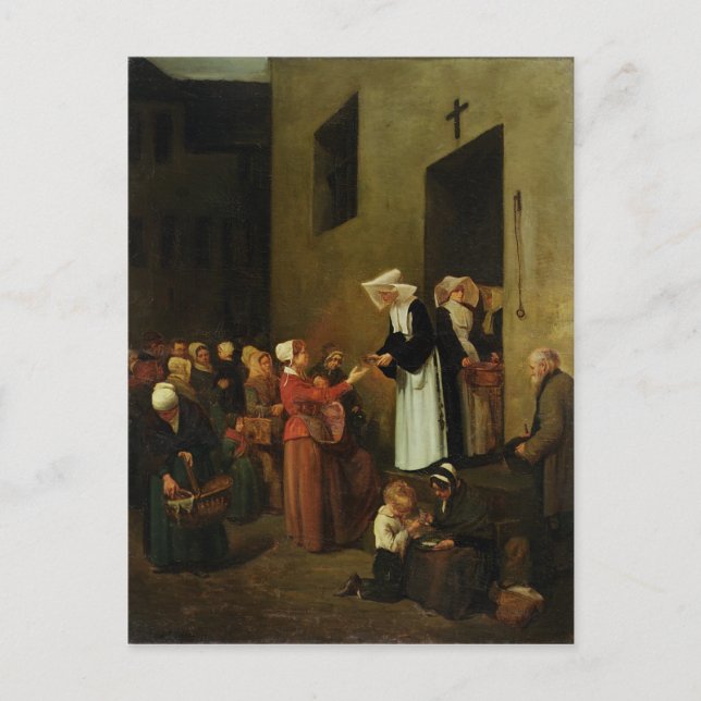 Postal Caridad, 1851 (Anverso)