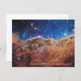 Postal Carina Nebula Cosmic Cliffs James Webb Hi-Res