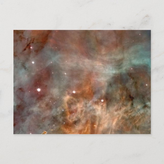 Postal Carina Nebula Marble Look NASA (Anverso)