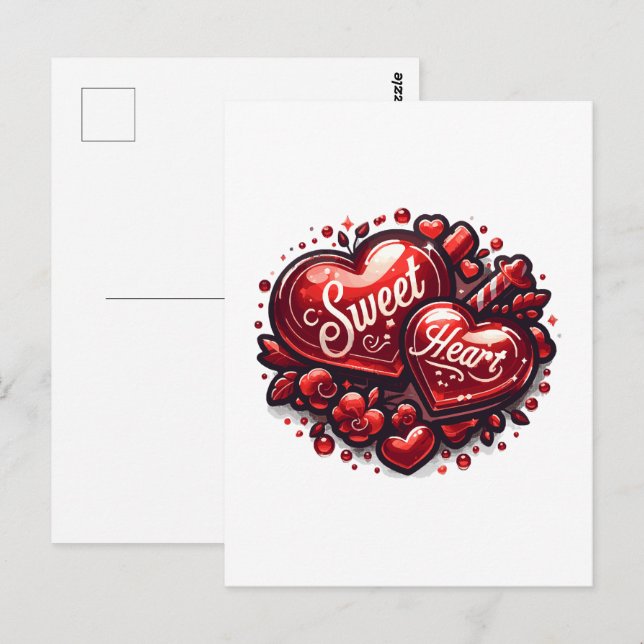 Postal Cariño (Anverso / Reverso)