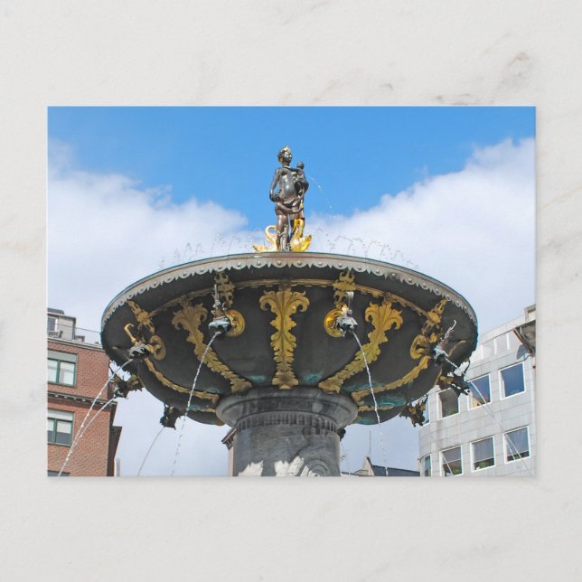 Postal Cáritas Copenhague Dinamarca (Anverso)