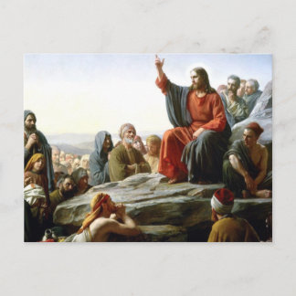 Postal Carl Heinrich Bloch - Sermón en el Monte