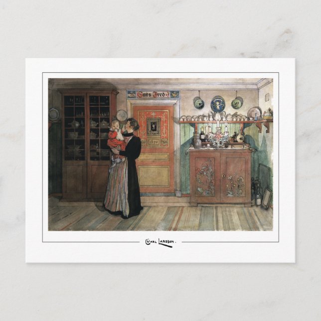 Postal Carl Larsson #21 - Postcard Bella Artes (Anverso)