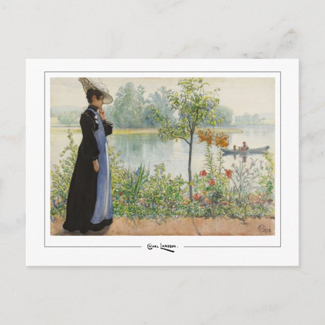 Postal Carl Larsson #77 - Postcard Bella Artes (Anverso)