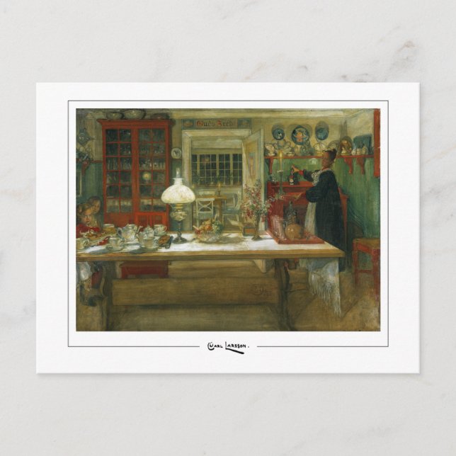 Postal Carl Larsson #78 - Postcard Bella Artes (Anverso)