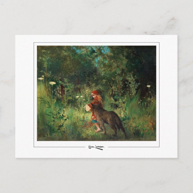 Postal Carl Larsson #9 - Postcard Bella Artes (Anverso)