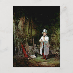 Postal Carl Spitzweg - El cazador de domingos