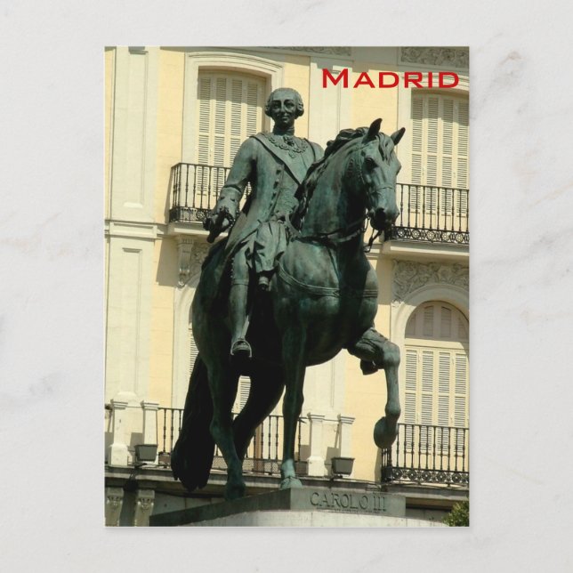 Postal Carlos III (Anverso)
