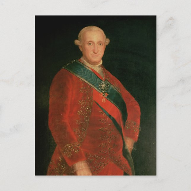 Postal Carlos IV (Anverso)