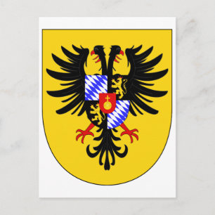 Postal Carlos VII Armamento Abrigo Imperial Sacro Emperad