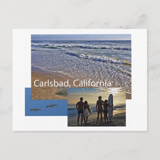 Postal Carlsbad California Postcard (Anverso)