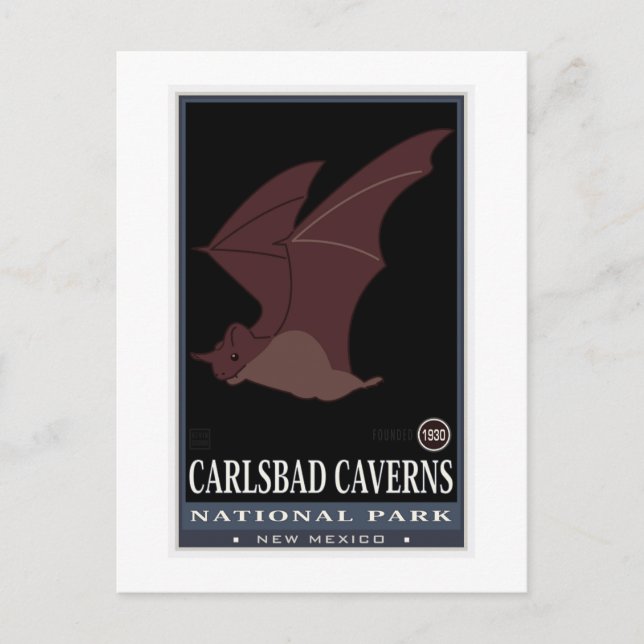 Postal Carlsbad Caverns (Anverso)