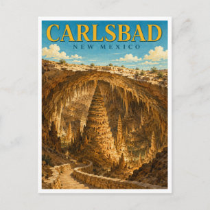 Postal Carlsbad New Mexico Carlsbad Caverns GeoSaga