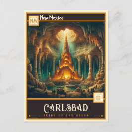 Postal Carlsbad, Nuevo México | Vintage