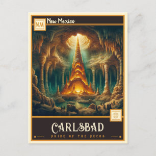 Postal Carlsbad, Nuevo México   Vintage