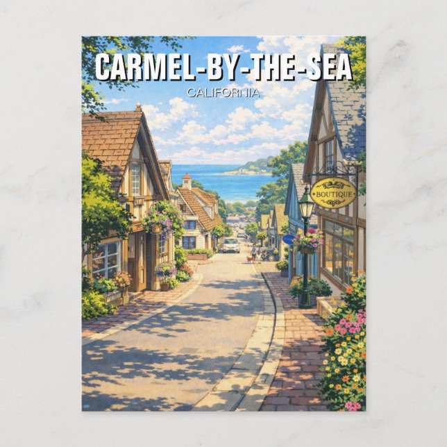Postal Carmel-by-the-sea  (Anverso)