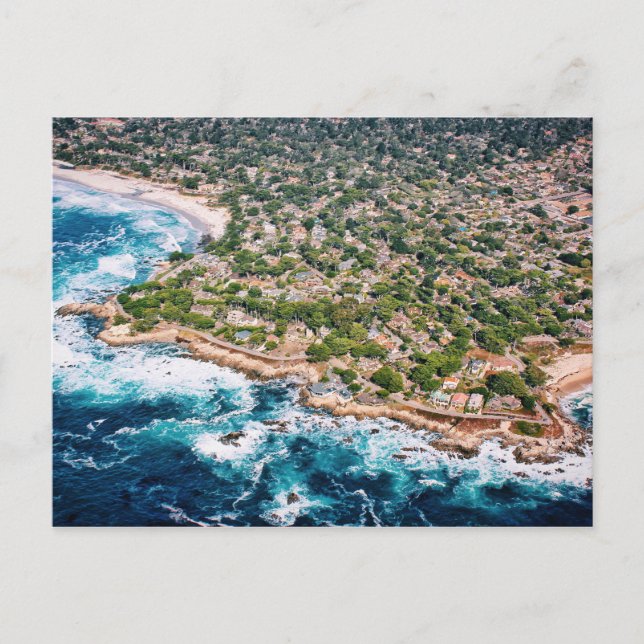 Postal Carmel-by-the-Sea, Condado de Monterey, California (Anverso)