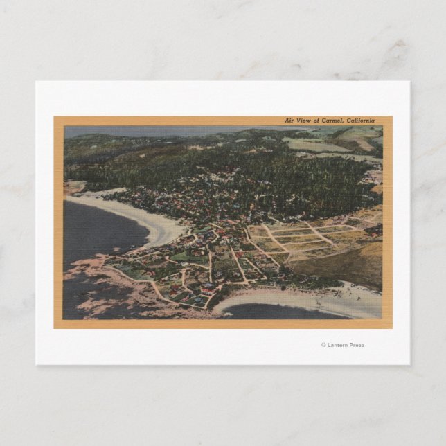Postal Carmel, California Air ViewCarmel, CA (Anverso)