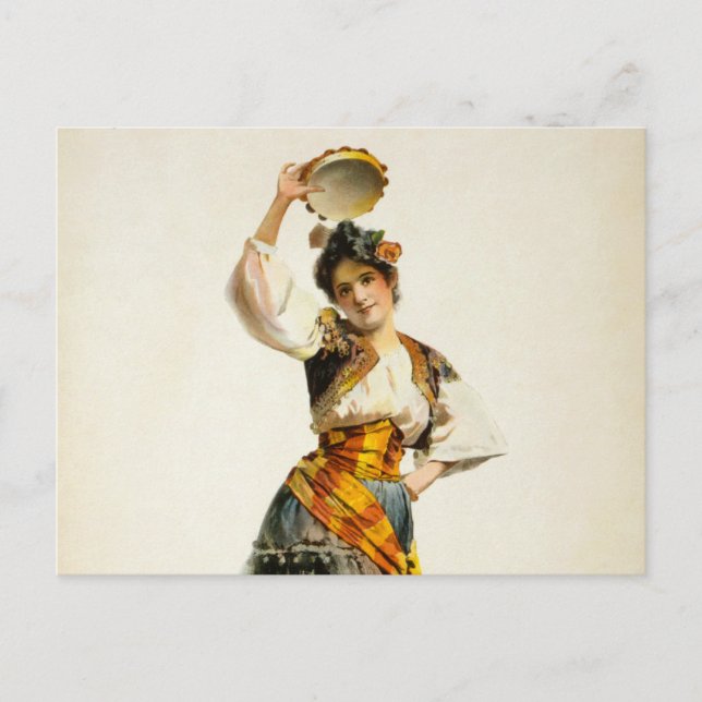 Postal Carmen, La Ópera 1896 (Anverso)