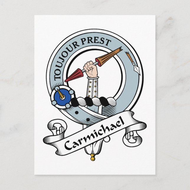 Postal Carmichael Clan Badge (Anverso)