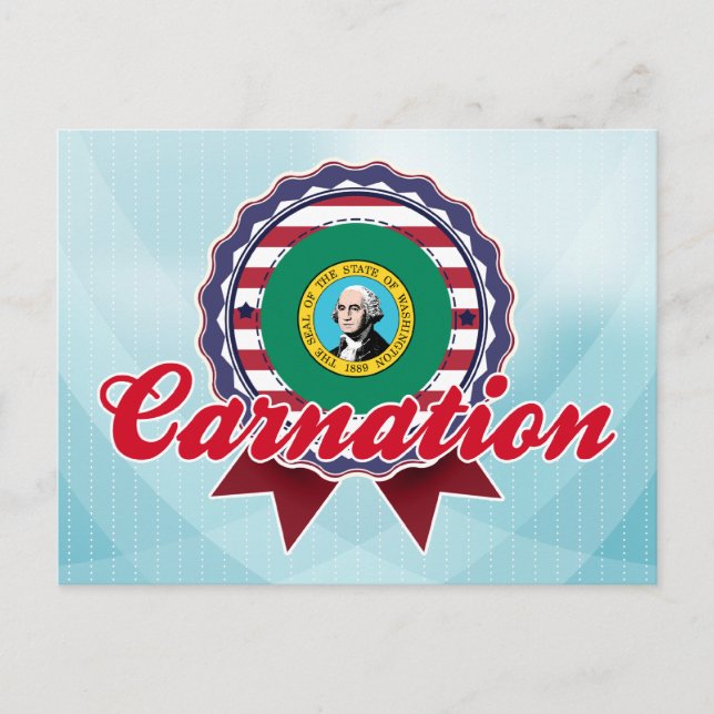 Postal Carnación, WA (Anverso)