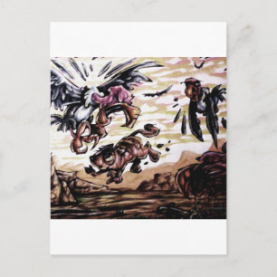 Postal carnada de zumbido