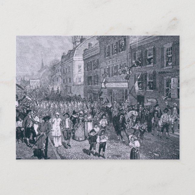 Postal Carnaval de Filadelfia (Anverso)