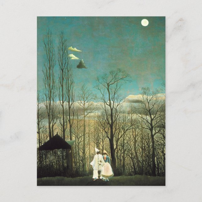Postal Carnaval de Henri Rousseau (Anverso)