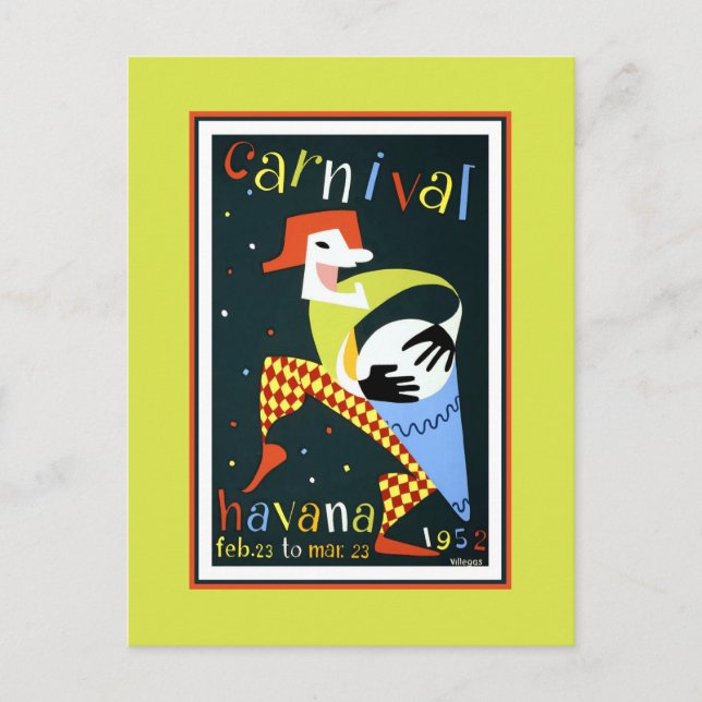 Postal Carnaval de La Habana 1952 (Anverso)