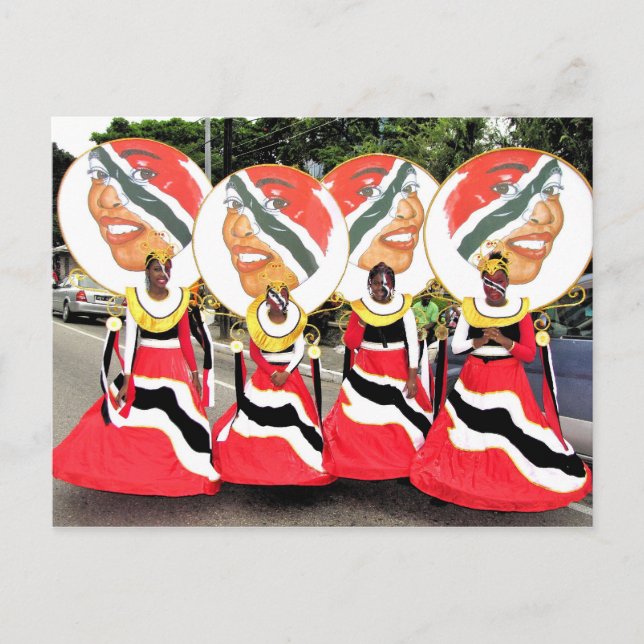 Postal Carnaval de niños, Trinidad y Tobago (Anverso)