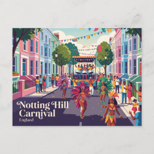 Postal Carnaval de Notting Hill Inglaterra