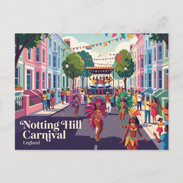 Postal Carnaval de Notting Hill Inglaterra (Anverso)