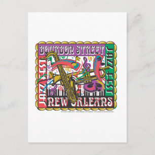 Postal Carnaval de Nueva Orleans