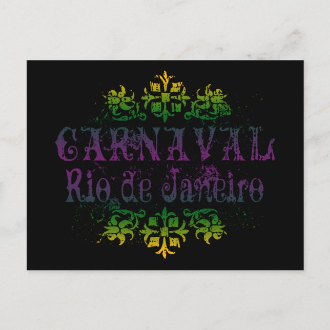 Postal Carnaval de Río de Janeiro (Anverso)