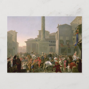 Postal Carnaval de Roma, 1650-51