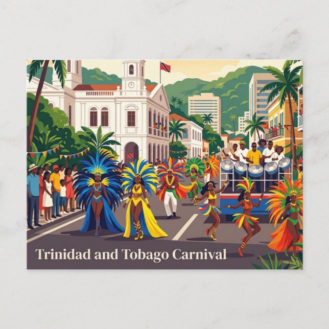 Postal Carnaval de Trinidad y Tobago (Anverso)