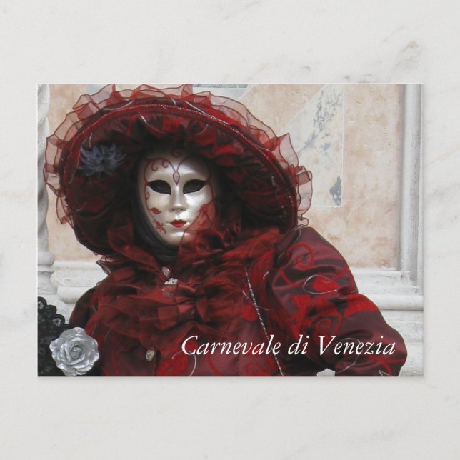 Postal Carnaval de Venecia (Anverso)