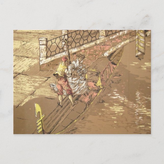 Postal Carnaval de Venecia (Anverso)