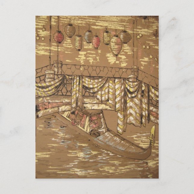 Postal Carnaval de Venecia (Anverso)