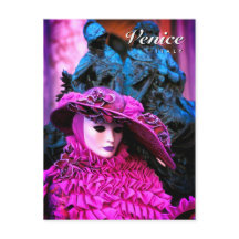 Carnaval elegante con máscara