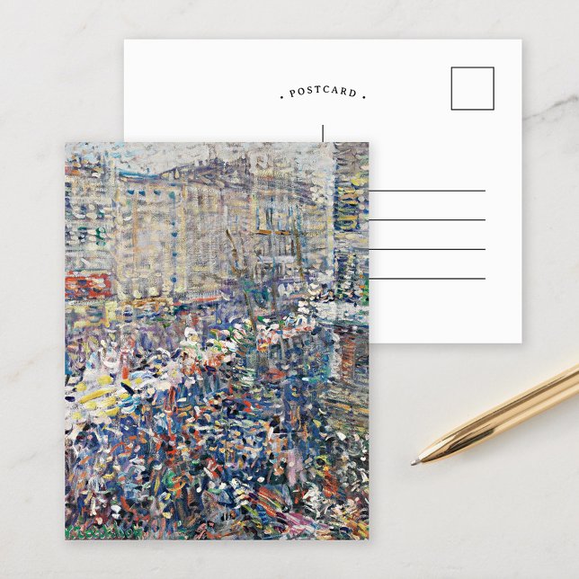 Postal Carnaval en la calle, París | Nikolai Tarkhov (Subido por el creador)