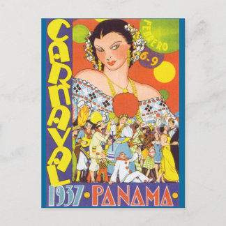 Postal Carnaval en Panamá