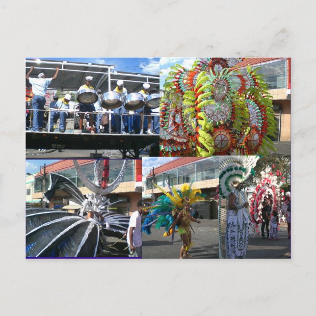Postal Carnaval en Trinidad (Anverso)