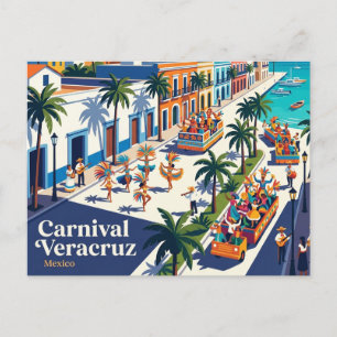 Postal Carnaval Veracruz México