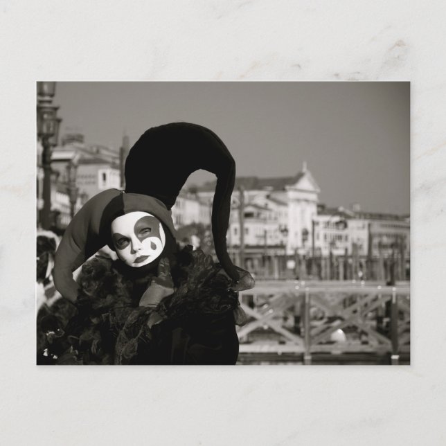 Postal Carnaval VI de Venecia (Anverso)