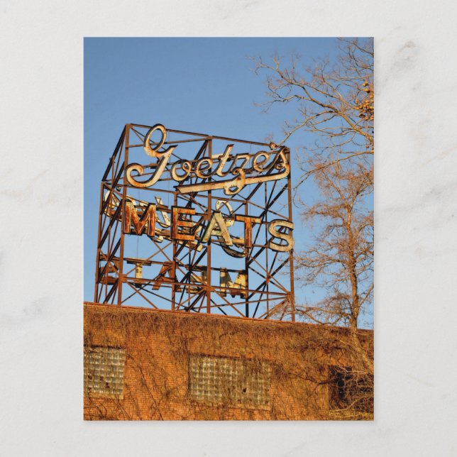 Postal Carne aherrumbrada (Anverso)