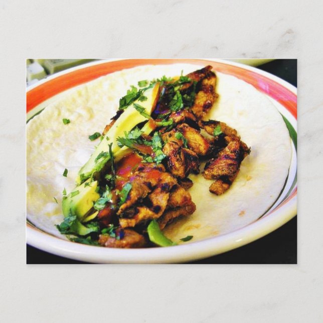 Postal Carne Asada Tacos (Anverso)