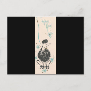 Postal Carne de caza de vintage