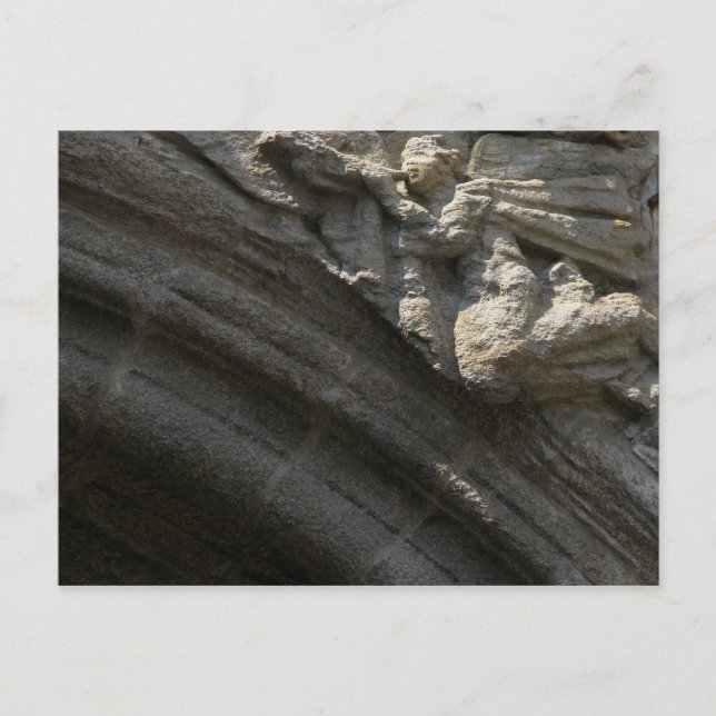 Postal Carné de la catedral de Santiago de Compostela (Anverso)