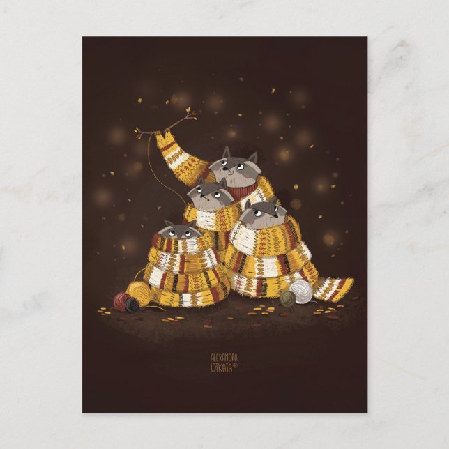 Postal Carne mágica de Alexandra Dikaia (Anverso)